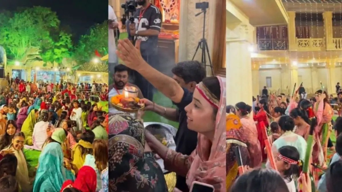 “भक्ति की कोई सीमा नहीं होती…”: पाकिस्तान में डांडिया और पूजा की अद्भुत झलक, इंटरनेट पर वायरल हुई खूबसूरत तस्वीरें।