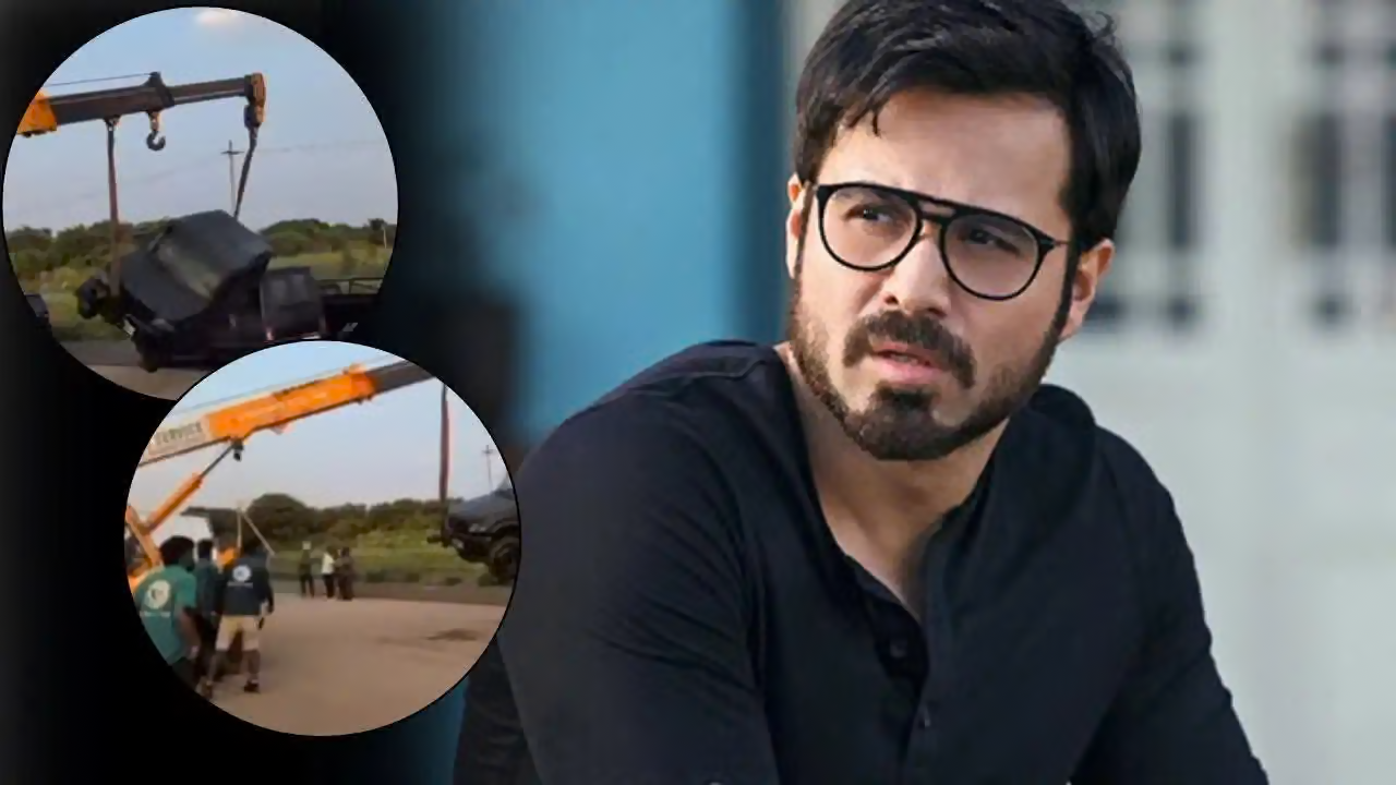 फिल्म के सेट पर टला बड़ा हादसा! बाल-बाल बचे इमरान हाशमी, वायरल हुआ खौफनाक वीडियो